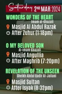 Read more about the article Our Master Muhammed – Masjid Abdul Aleem Sidique | 03 March 2024 | Quaterly | Singapore